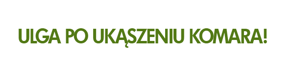 Sposoby na ukąszenia komarów - ZAPIT - przeciw komarom!